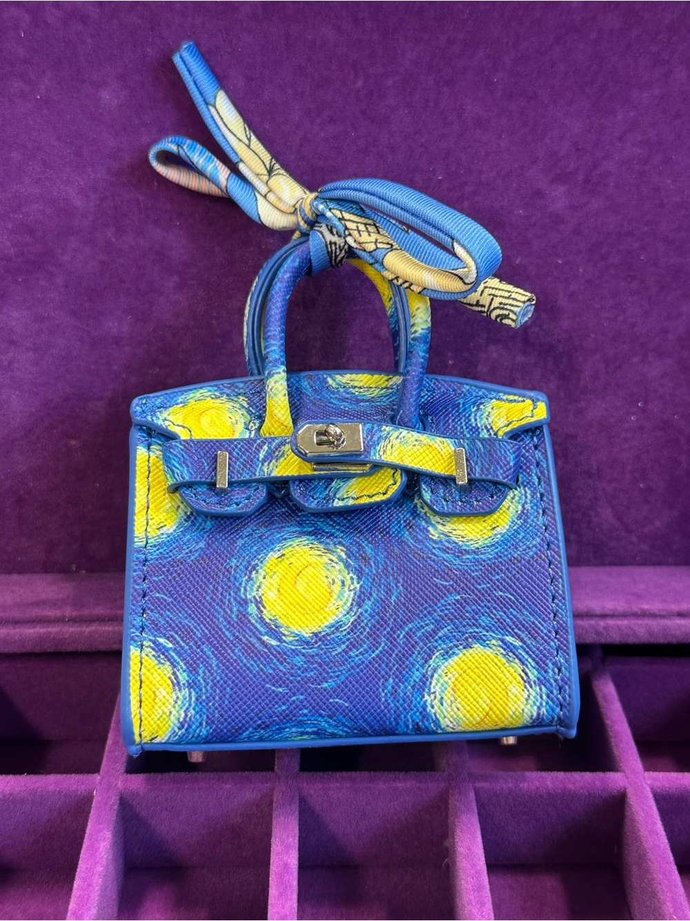 Starry Night mini bag charm - Picture 4 of 5